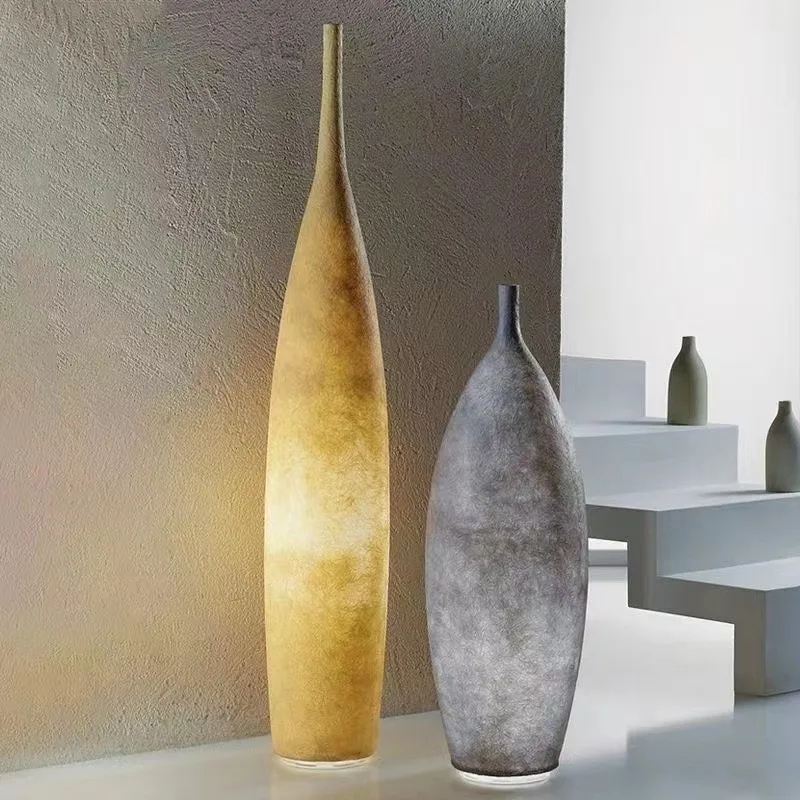 

Nordic wabi wind art designer vase floor lamp hotel clubhouse homestay villa bedroom living room lighting