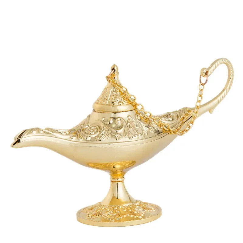 Jasmine-Ensemble de bijoux pour filles, accessoires de perruque de lampe d\'Aladdin, couronne, baguette, collier, bracelet, boucles d\'oreilles,