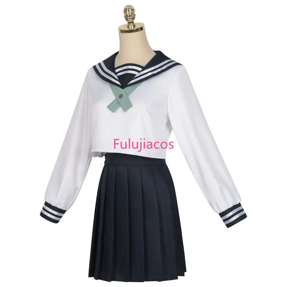 

Anime Amanai Riko Cosplay Costume JK Uniform Halloween Party
