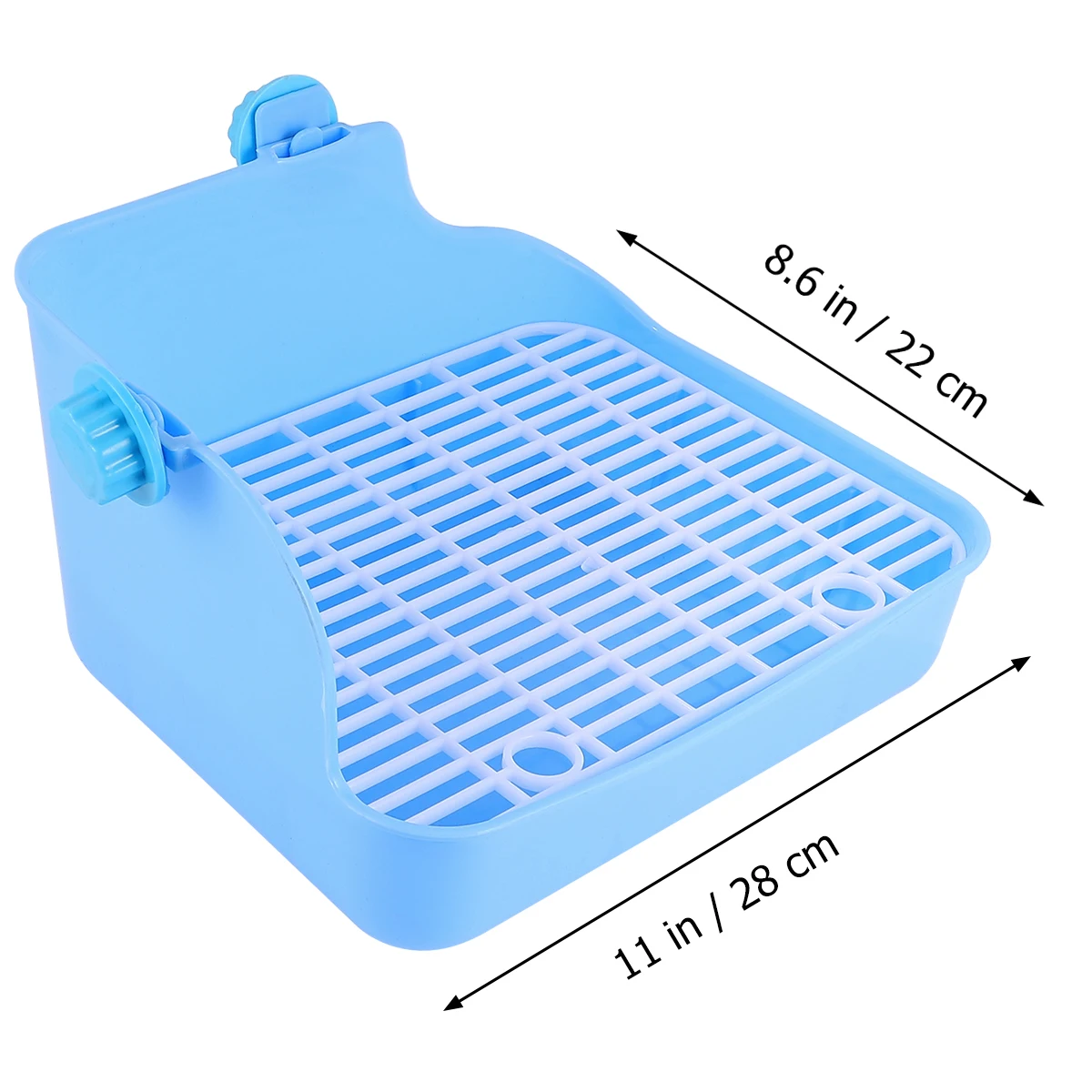 

Pet Toilet Potty Trainer Sky-Blue Stain Resistant Small Animal Indoor Toilet for Baby Rabbit Chinchilla Guinea Pig Ferret