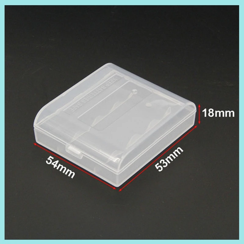 1/2/5pcs AA No.5 4-Slots Battery Box Storage And Protection PP Transparent Box Charging And Storage B2