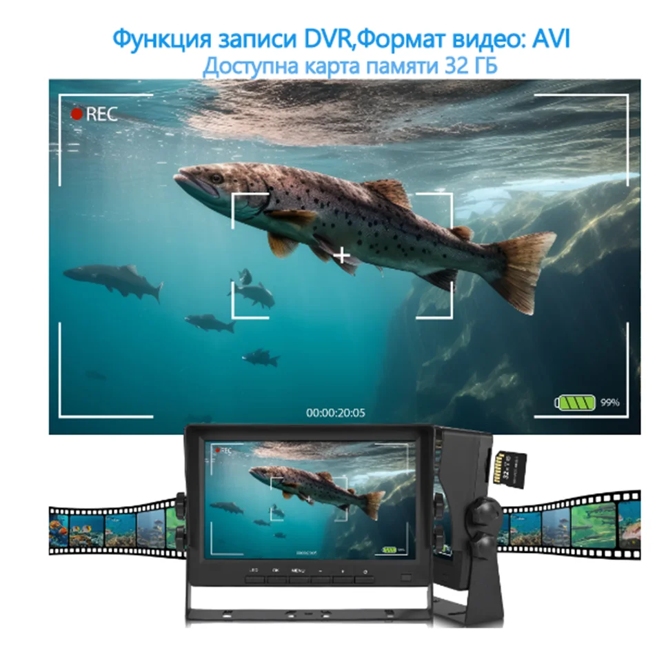 Luz LED e Vídeo Subaquático Infravermelho, Sala de Inverno para o Inverno, Gelo F i s h, C a m e r a, 24pcs