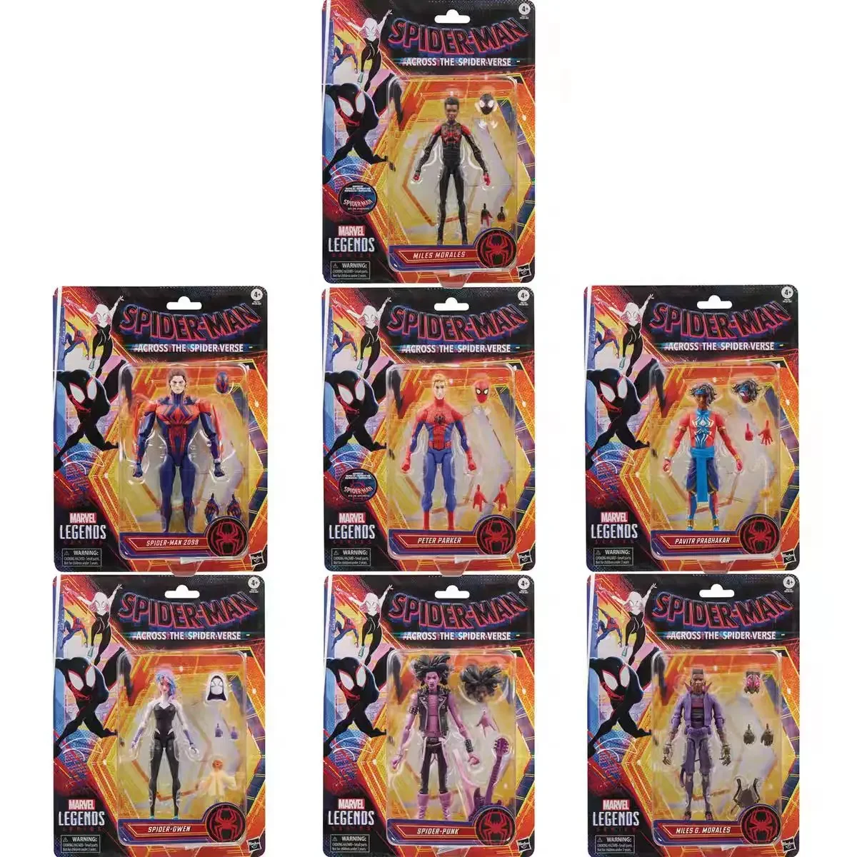 Genuine Spot Goods Hasbro Marvel Spider Man Universe Gwen Miles Punk Wanderer India Peter Parker Handmade Toy Anime Multiverse