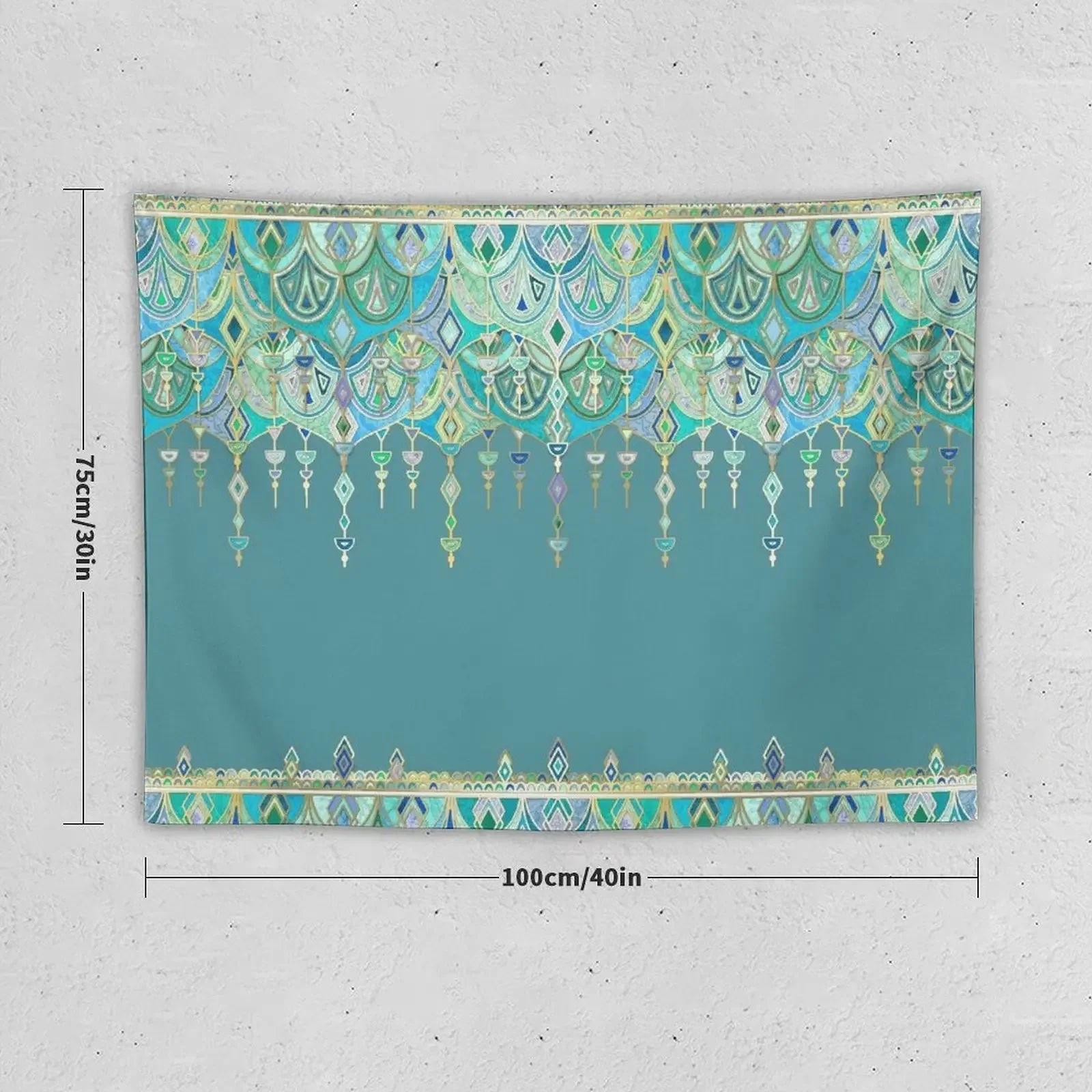 Art Deco Double Drop - custom request Tapestry Decor For Room Room Decorations Aesthetic Home Decorators Tapestry