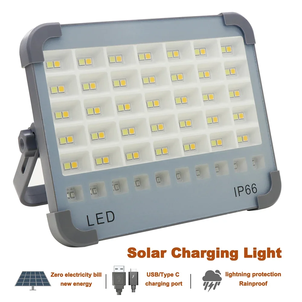 

Solar outdoor lights portable camping equipment Portable floodlights LED emergency lighting solar outdoor lights waterproof