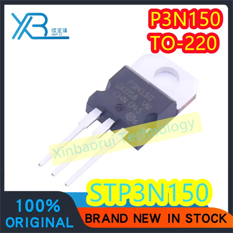 

(4/20pieces) STP3N150 P3N150 new spot TO-220 3A MOS tube field effect tube original electronics