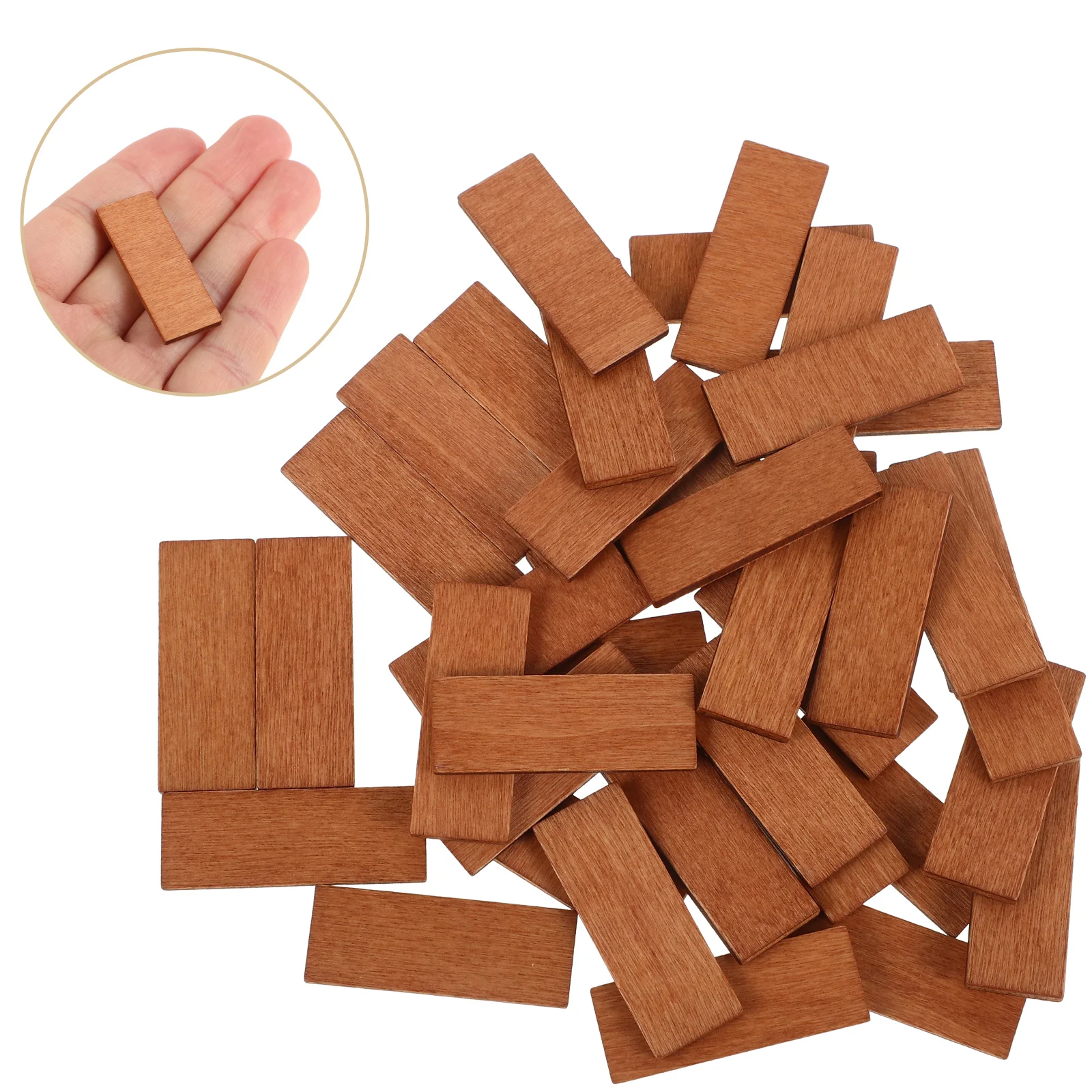 200 Pcs Dollhouse Floor Miniature Decoration Tiny Houses Tile Tiles Model Boards Small