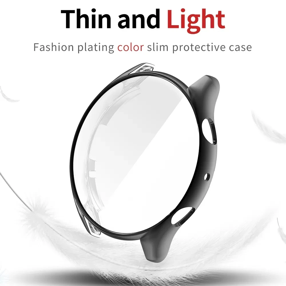 TPU Watch Case for Amazfit GTR 3/GTR 3 Pro Full Protector Case Cover Edge Shell Protective Bumper Screen Protector Accessories