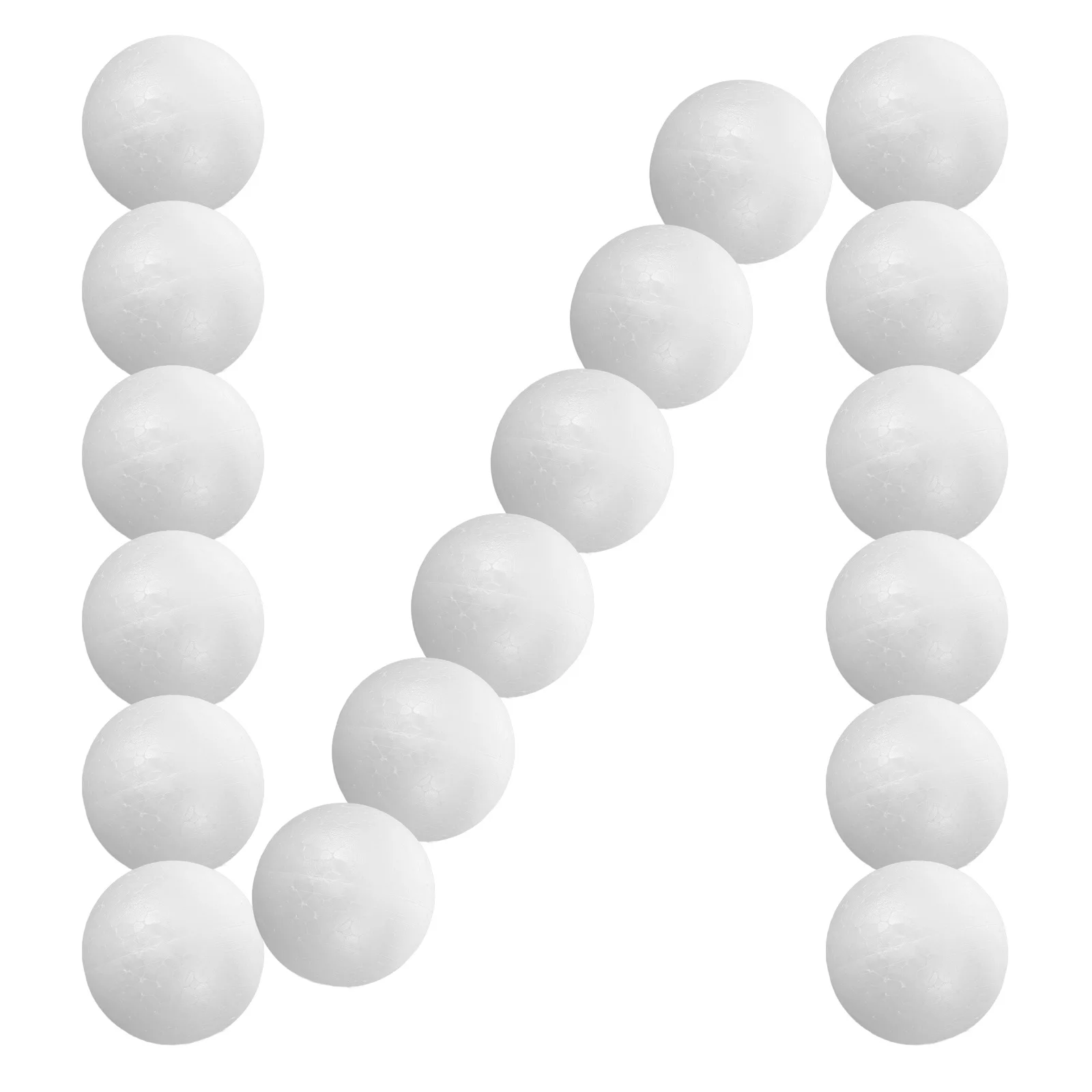 

36Pcs Christmas Foam Balls White 6.3cm Durable Eco-Friendly Craft Material for Kids DIY Painting Decoration Christmas Party