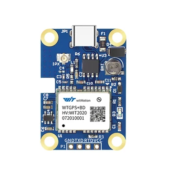 WitMotion High Precision | GNSSSOC WTGPS + BD GPS Sensor, GLONASS,QZSS,NMEA0183 Module, Flight Control, Antenna for Arduino WitMotion High Precision | GNSSSOC WTGPS + BD GPS Sensor, GLONASS,QZSS,NMEA0183 Module, Flight Control, Antenna for Arduino