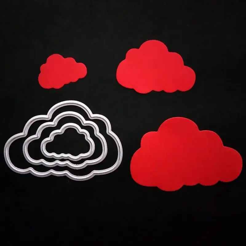 3 Clouds Metal Die Cuts  Cutting Dies Scrapbooking Embossing Stencils Folder  Paper Card