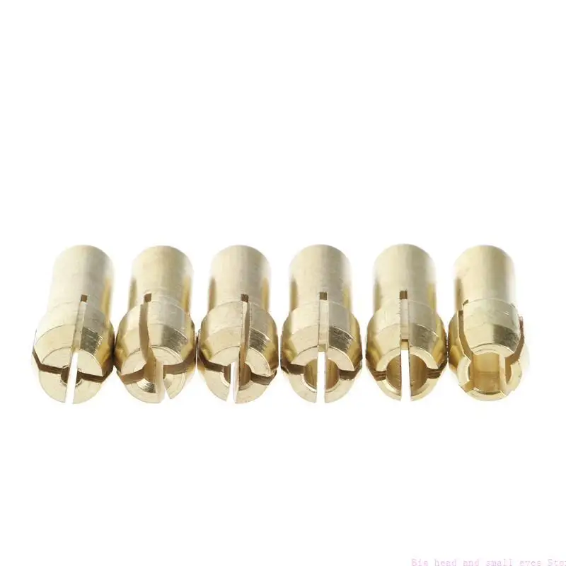 7 teile/los Messing Spannzange 1,0/1,6/2,0/2,4/3,0/3,2 + überprüfen * 0,75 Passt Präzisionswerkzeuge zubehör A25