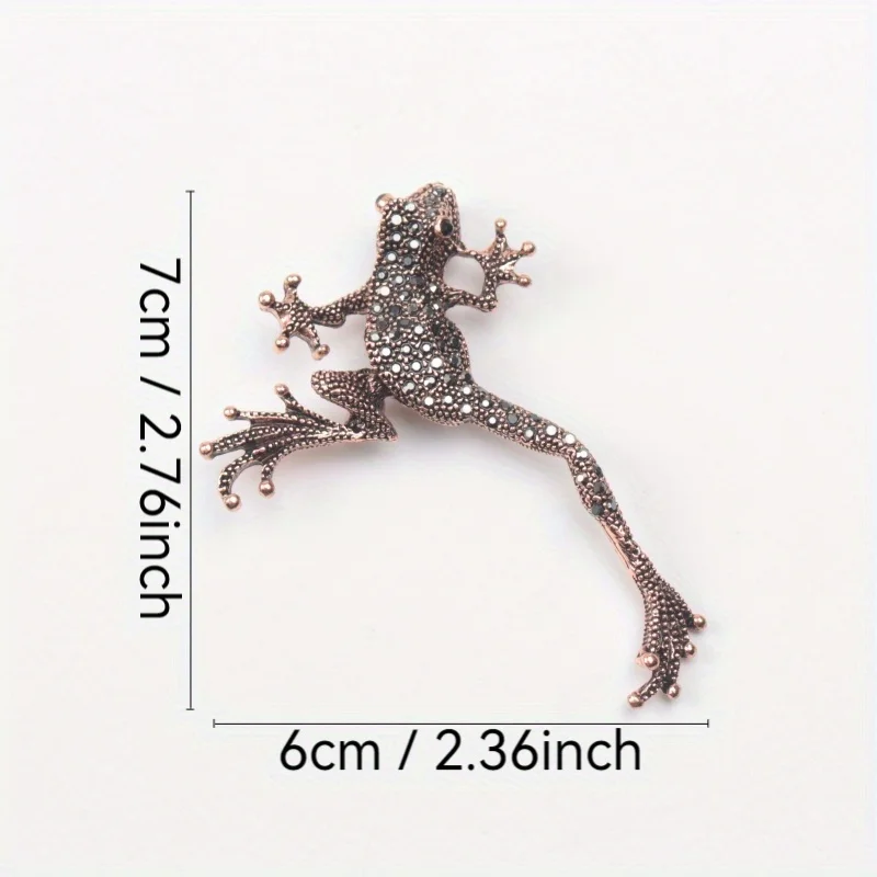 Fashion Retro Personality Gecko Lizard Brooch Women Accessories Goth Dress Pin Accessories