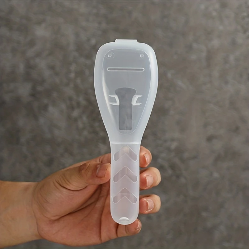 1/2/3 SZT. Przezroczyste etui podróżne na maszynkę do golenia, pyłoszczelne pudełko na wkłady do maszynki do golenia, męskie artykuły codziennego użytku