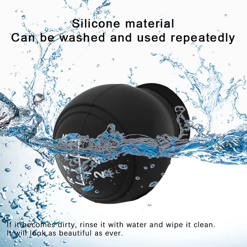 Universal Silicone Car Gear Head Shift Knob Cover Gear Shift Non Slip Grip Handle Case Wear-resistant Gear Rod Cover image 3