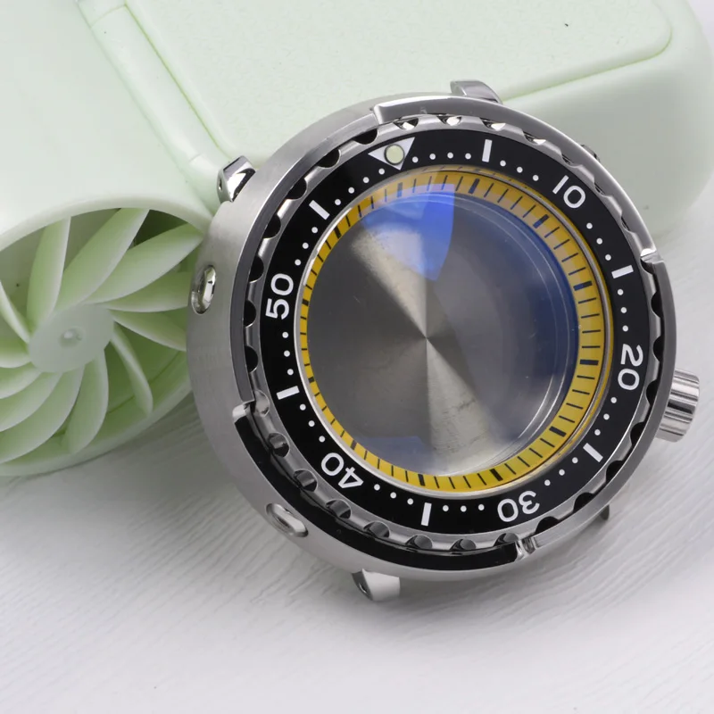 

Heimdallr Tuna Diving Watch Case316L Stainless Steel Ceramic Bezel29mm Dial Sapphire Crystal C3 Luminous for NH35/NH36 Movement