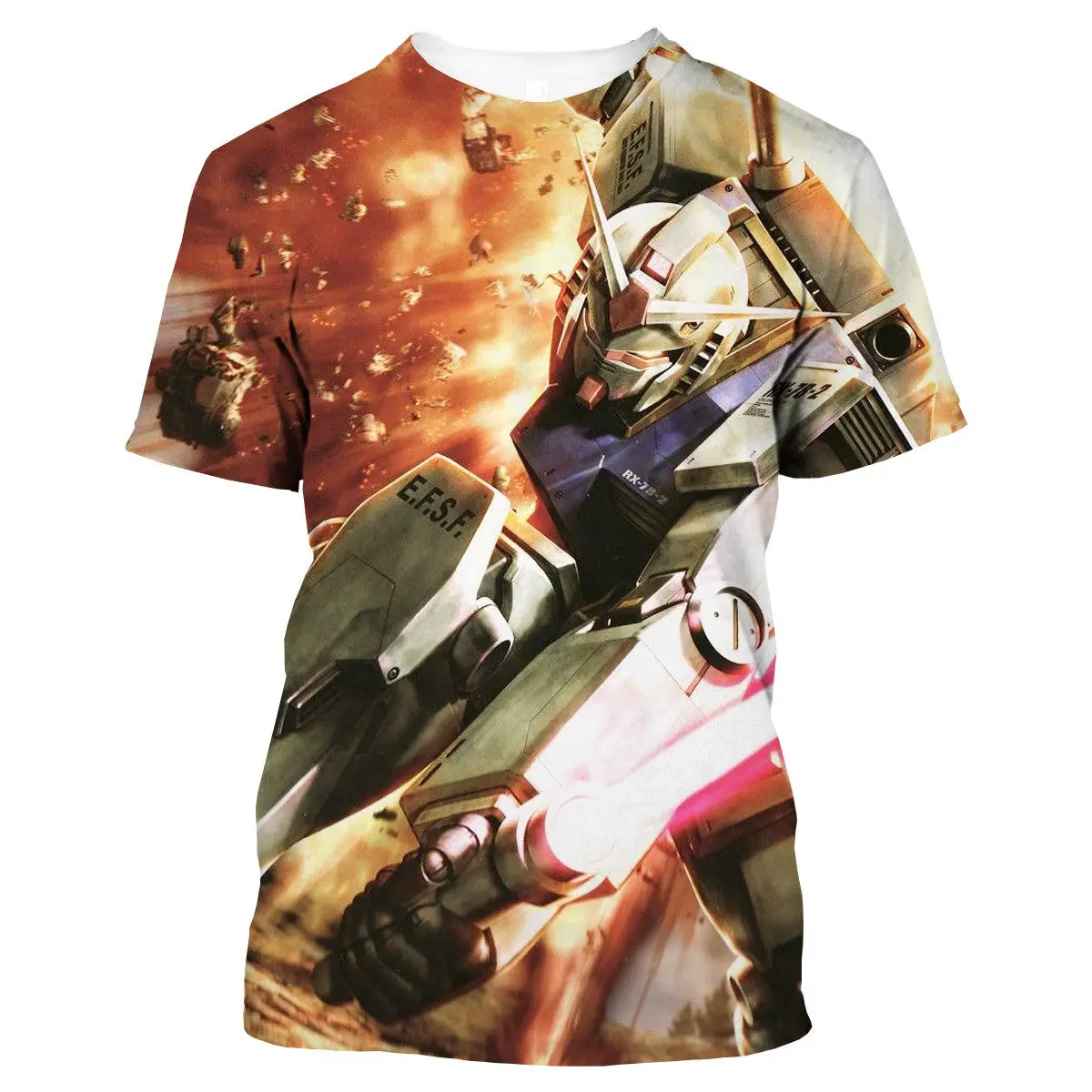 camiseta-casual-de-manga-curta-bandai-mobile-warrior-gundam-solta-e-respiravel-para-o-verao
