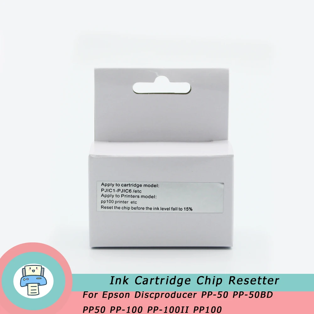 Imagem -06 - Tinta Cartucho Chip Resetter para Epson Chip para Epson Discmaker Pp50 Pp-50bd Pp50 Pp100 Pp-100ii Pp100 Pjic1-pjic6