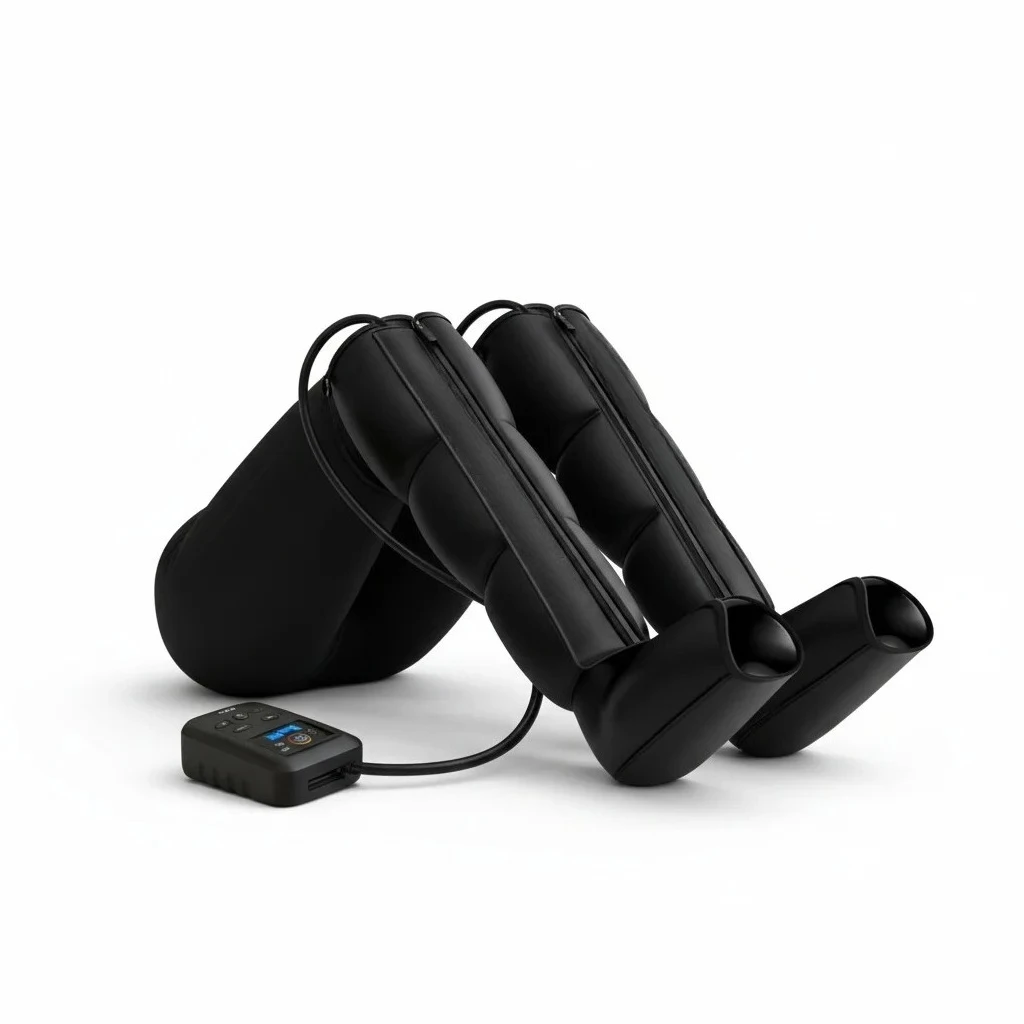 Cold Therapy Compression Device, ABS Automatic Recovery Boots, Air Compression Leg Massager, Lymphatic Drainage Boots, Home Use