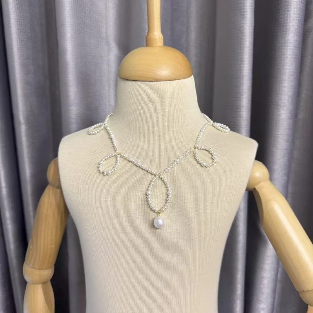 

Excellent single Rows Natural South Sea Round White Real Pearl Necklace Dainty Clasp Suitable For Any Occasion 40cm 45cm