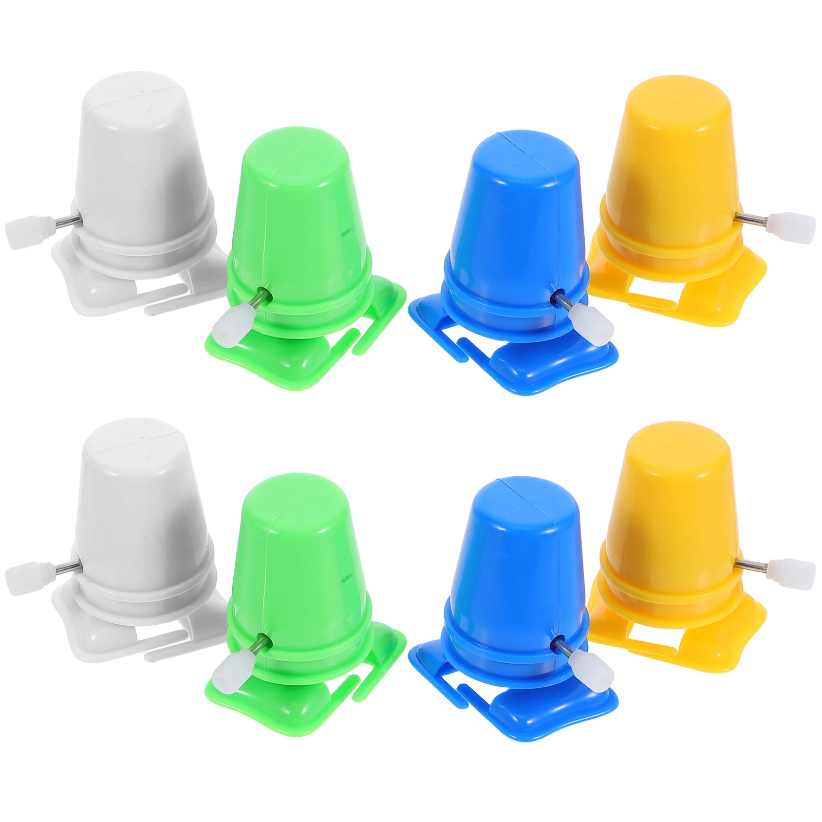 8Pcs Walk Robot Clockwork Movement Plastic DIY Craft Accessories for Clay Making Repair and Handmade Playthings