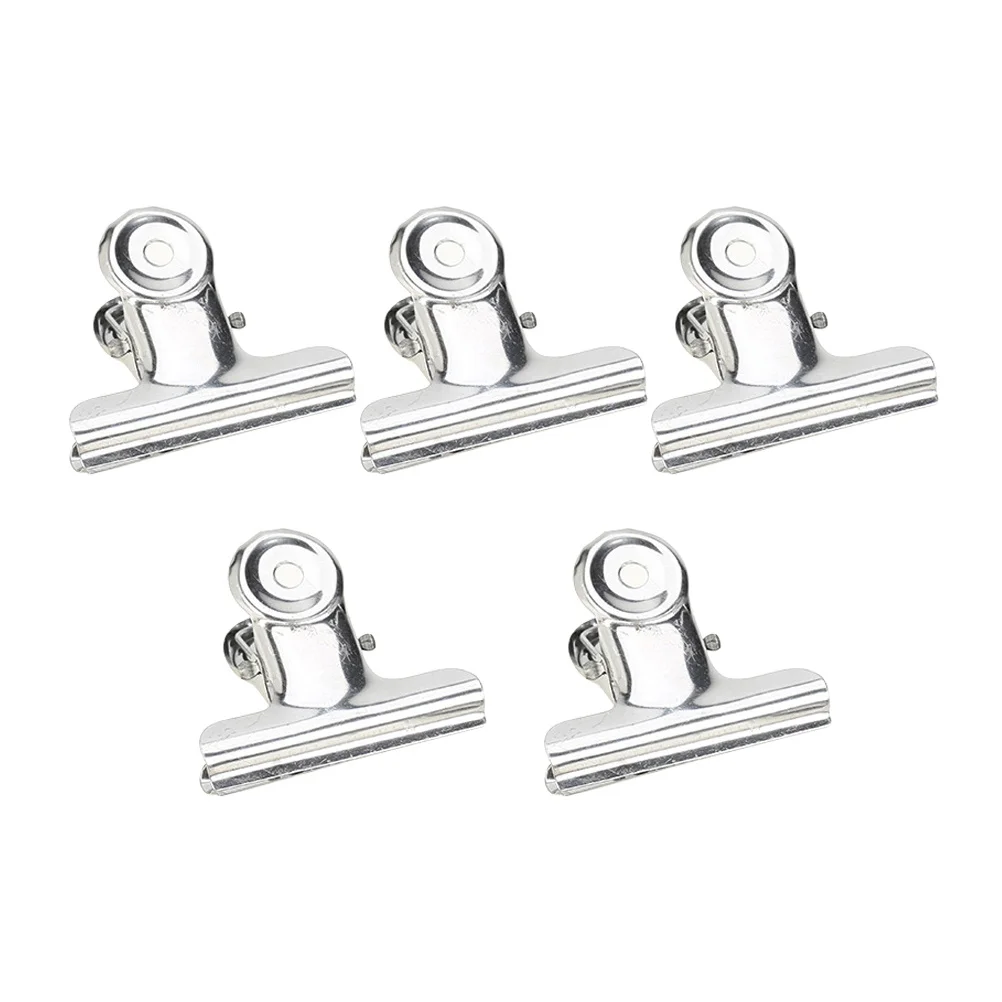 

5pcs Stainless Steel Drawing Board Clips Sketch Fixing Clamps For Painting Drawing Photos Office School Art Supplies Metal File