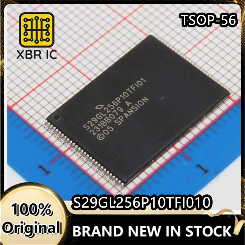 

(10/30 pieces) S29GL256P10TFI010 S29GL256P10TFI01 SMD TSOP-56 foot flash memory chip New original authentic spot fast delivery