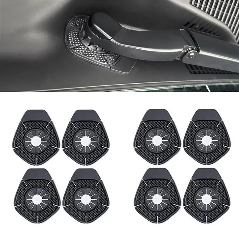 

8Pcs Car Wiper Hole Protector Silicone Pad Windshield Wiper Hole Dustproof Cover Anti‑Dust Plug