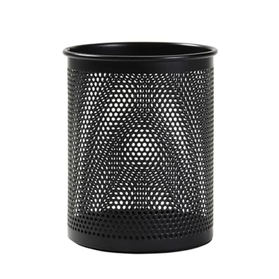 Pen Holder Desk Organizer, Wire Mesh Pencil Cup with Foam Pad and Non-Slip Bottom Office Supplies Desk Accessories for Home Off
