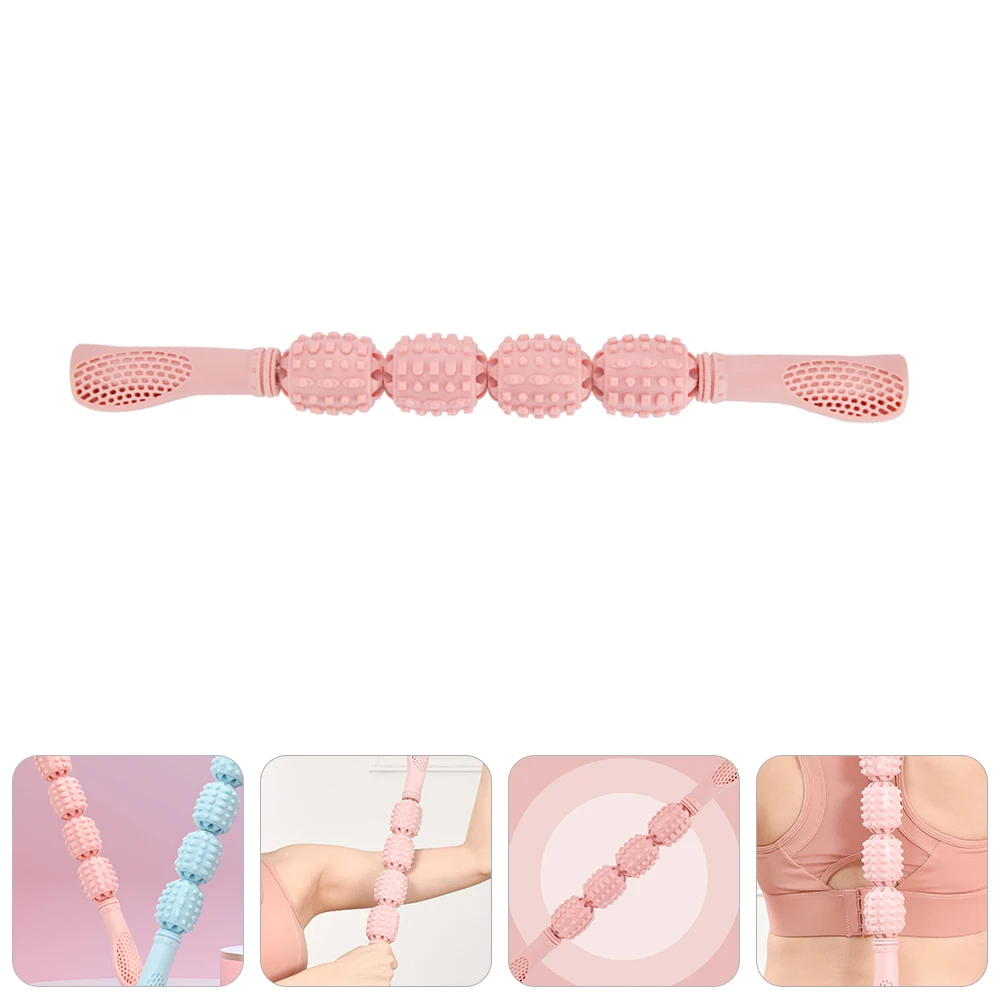 

1pc Yoga Massage Roller Ergonomic ABS Plastic Multifunctional Fitness Tool Reliever Body for Health