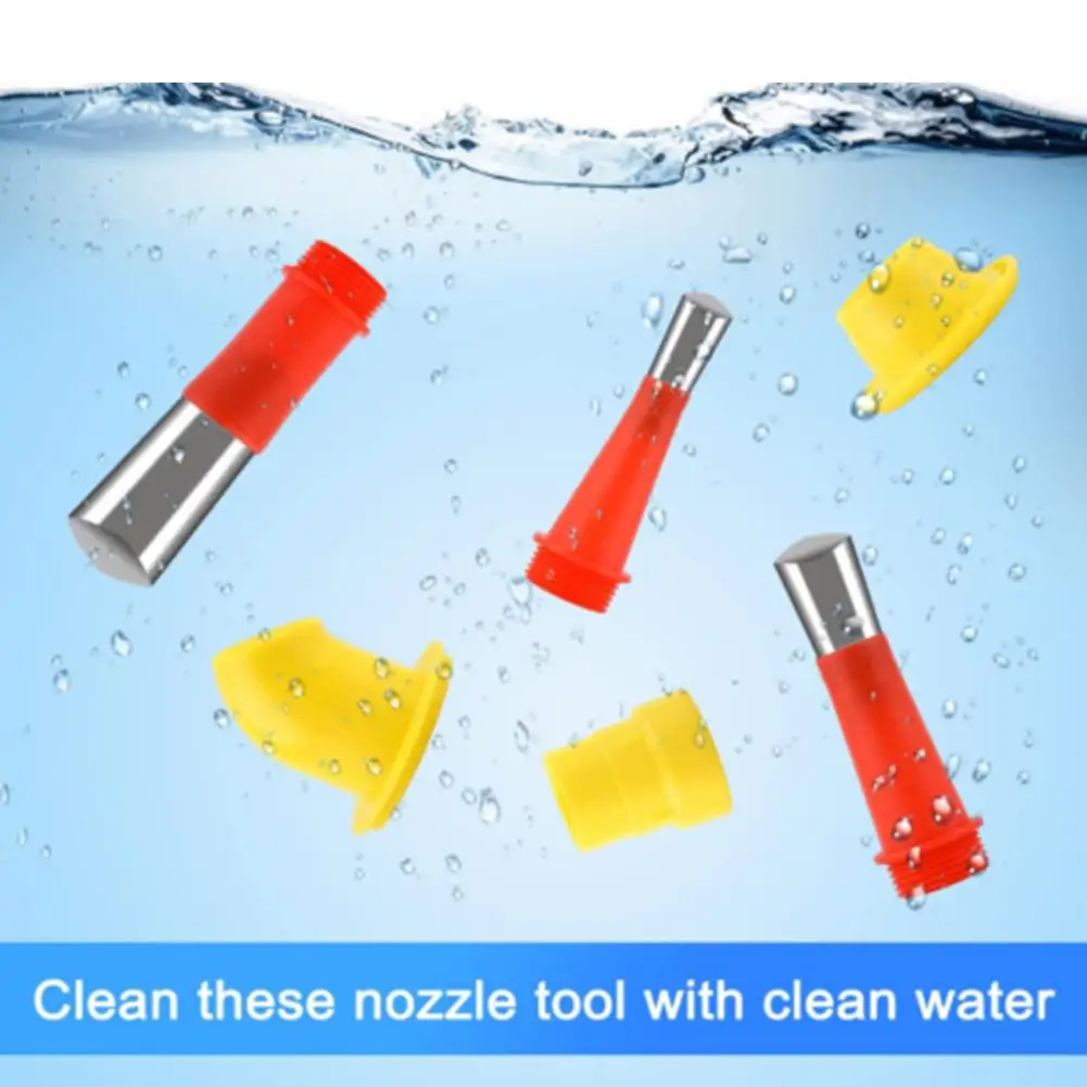 Universal Integrated Rubber Nozzle Tool Kit - Stainless Steel Caulking Nozzle Coating - Reusable 20 Piece Rubber Nozzle Tool Kit