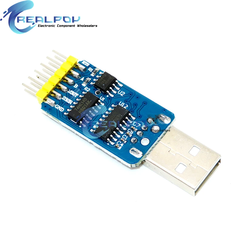 CP2102 USB-UART 6-in-1 Multifunctional (USB TO TTL / RS485 / 232,TTL-RS232 / 485,232 to 485) Serial Adapter for Arduino