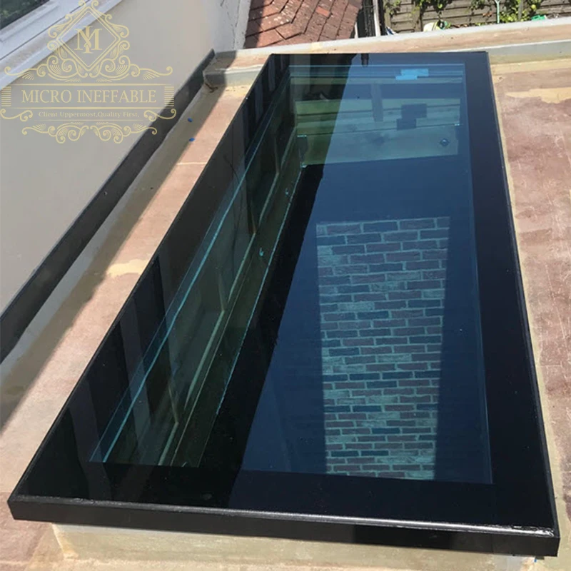 

Hot Sale Thermal Broken Side Sliding Rainproof Aluminum Skylight With Tempered Glass