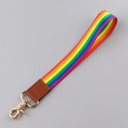 Rainbow Gay Pride LGBT Keychains for Car Motorcycles Keys Holder Keyring Women Men Fashion Jewelry Accessories Gifts