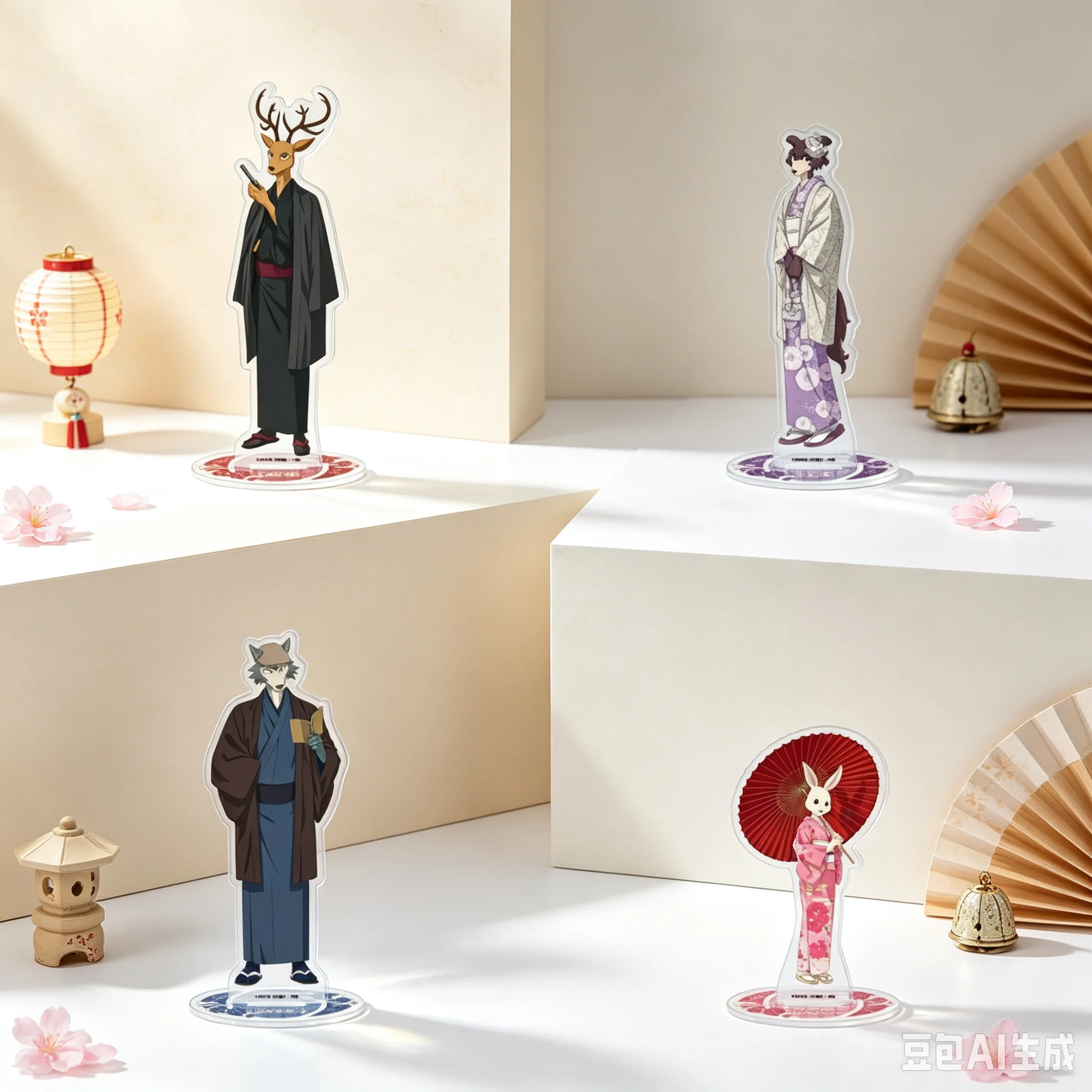 Anime BEASTARS Acrylic Stand Modlel Desktop Decoration Game Collectible Ornament Gift For Fans High Definition Images Keychain