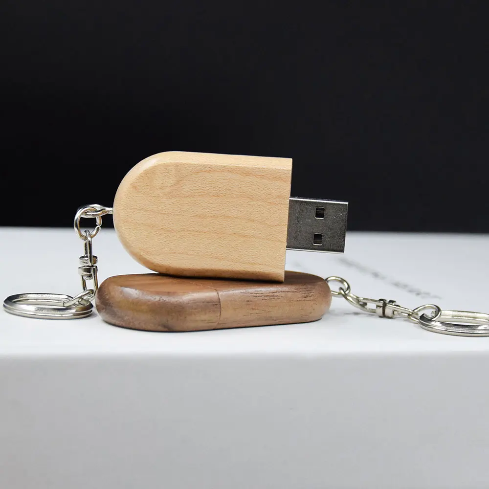 ฟรีโลโก้ไม้/ไม้ไผ่ USB Flash Drive 2.0 Pendrive 4GB 8GB ไดรฟ์ปากกา 16GB 32GB 64GB 128GB Memory Stick การถ่ายภาพของขวัญ