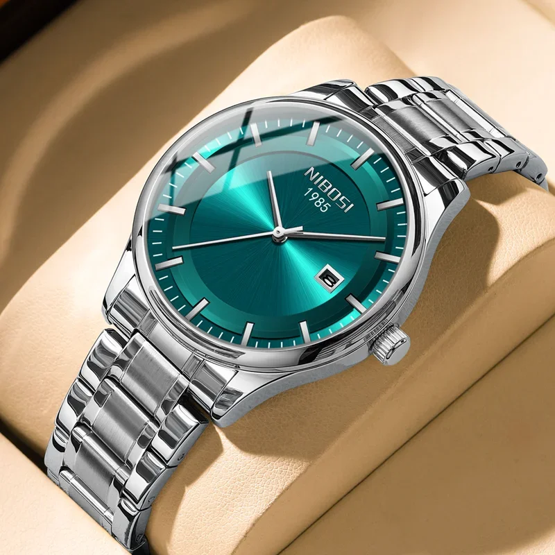 

NIBOSI Business Men's Watches Top Brand Luxury Analog Quartz Watches Waterproof Auto Date Simple Watches for Men Reloj Hombre