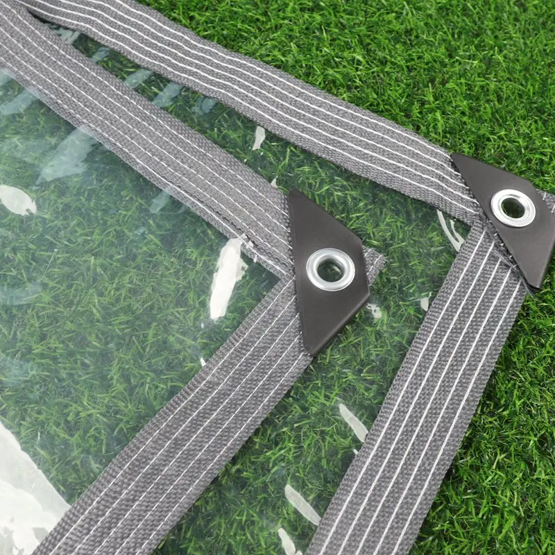 Anpassbare transparente PEVA-Plane für den Außenbereich, wasserdichter Zaun, Gewächshausfolie, regendichtes Tuch, Haustiere, Haus, Regenschutz, Pflanzenplane – Detail 20