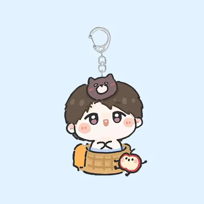 "Love and Deep Space" Cute homemade acrylic keychain schoolbag pendant around Gu Zili