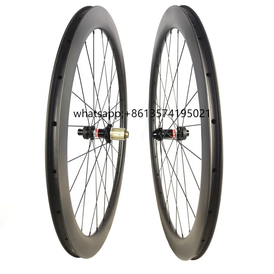 

Synergy Center Lock Thru Axel 50mm Carbon Bicycle Wheel Novatec Hub 700C Bike Wheelset Carbon