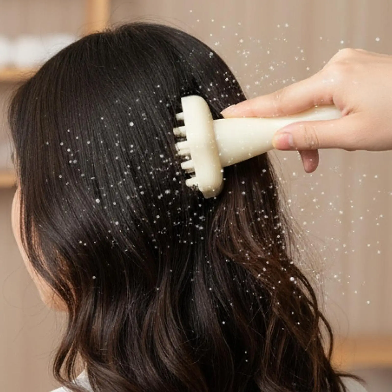 

Массажная расческа, ручной массажер с 24-зубцами, массажная щетка Meridian Point для домашнего спа с длинной ручкой, ручной массажный инструмент для живота