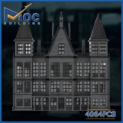 4064PCS Movie Scene Malfoy Manor Building Block Street View Model Assembly Bricks DIY Toy For Children Gift MOC-61644