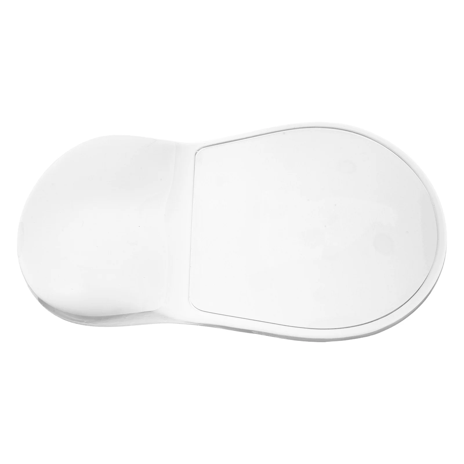 

Silicone Ergonomic Mouse Pad Wrist Rest Transparent Non-Slip Base Desk Mousepad for Computer Laptop Office Home