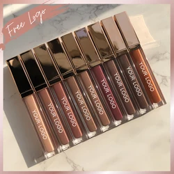 Nude Brown Shades Moisturizing Lip Gloss Wholesale Custom Logo Bulk Cosmetics Lip Glaze Private Label Plumping Shiny Shimmer