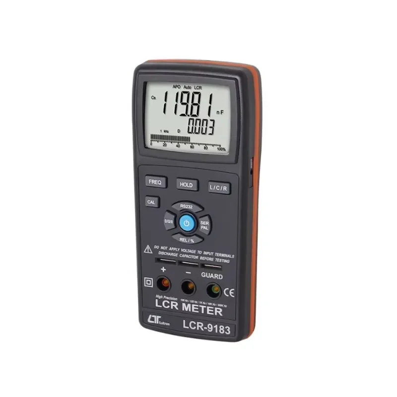 for LCR-9183 Professional Dual Display Digital LCR Meter 100Hz to 100KHz Auto Smart Check ESR Component Tester with RS232 USB