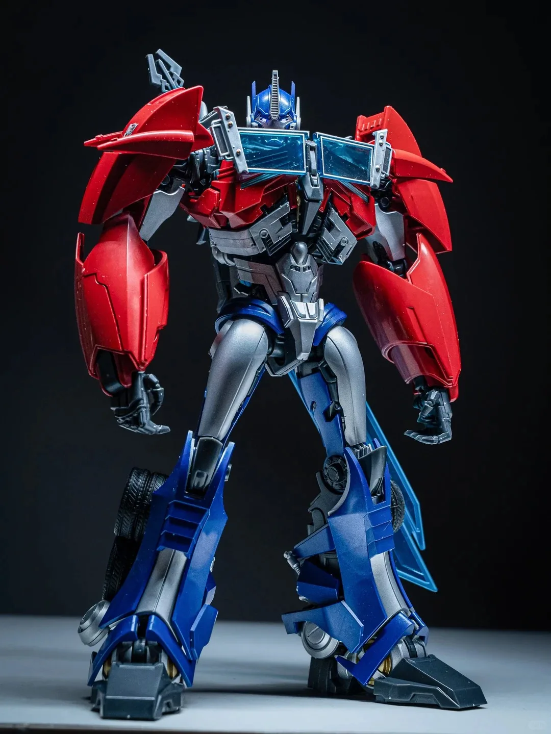 

In Stock Genuine Blokees Optimus Prime Action Figure Tfp Transformers Prime Toys Assembly Model Kit Robot Plastic Gifts