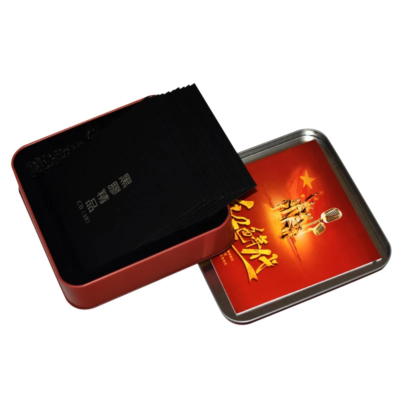 10cds الموسيقى الصينية الكلاسيكية الأغاني الحمراء الموسيقى الشهيرة CD