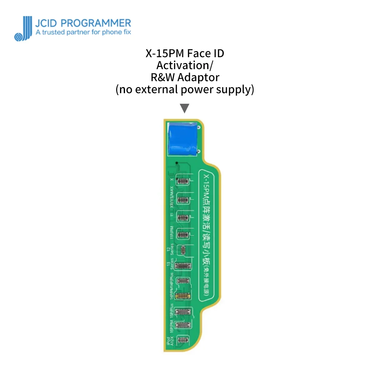 JC Face ID Flex Cable New Non-removal JCID Tag on Dot Matrix Flex for IPhone X-15PM Dot Projector Read Write Repair Solder-free