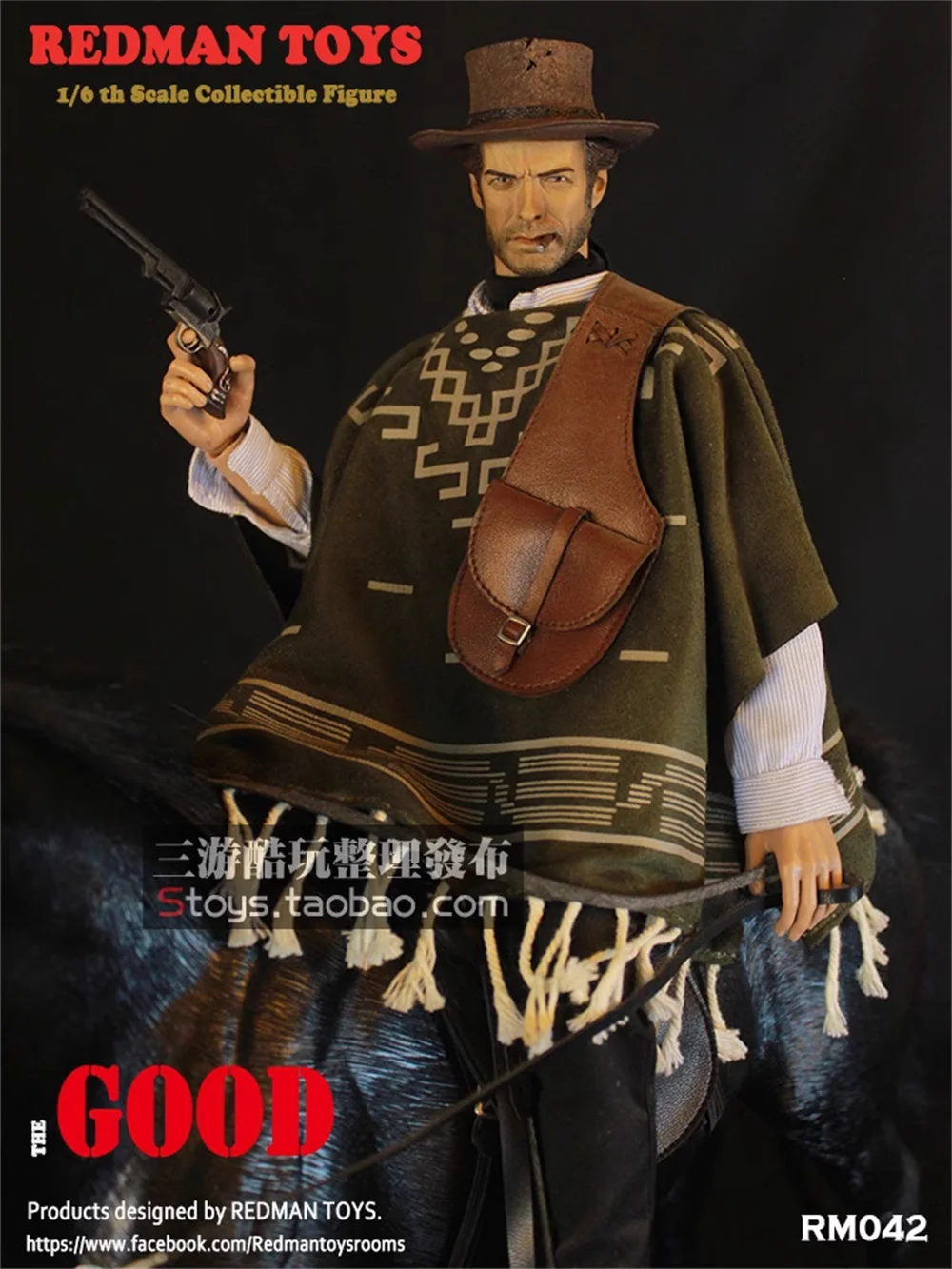 REDMAN TOYS RM042 Male Treasure West Cowboy Man Full Set Moveable Action Figure Set Model For Fans Collect 1/6
