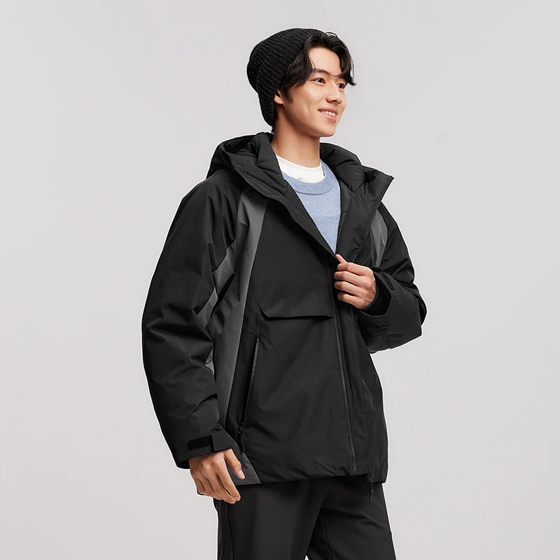 Semirลงเสื้อแจ็คเก็ตผู้ชายกันน้ําHooded 2024 ฤดูหนาวใหม่กลางแจ้งWindproof Warmอเนกประสงค์Outerwear